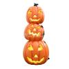 Adornos Luminosos Huecos de Calabaza de Halloween Accesorios Decorativos Thriller Ghostface Linterna LED de Calabaza Decoraciones Temáticas