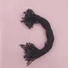 Fio para Etiqueta de Cabeça de Bala Venda Direta da Fábrica, Fio de Algodão Colorido, Fio Encadernado Bege e Preto, Fio para Etiqueta de Inserção Única, Feito Sob Medida