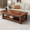 Nueva Mesa de Té Rectangular China para el Hogar Mesa de Café con Almacenamiento para Sala de Estar Apartamento Pequeño Oficina Multifuncional Sala de Té Mesa para Preparar Té