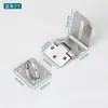 Pestillo de Acero Inoxidable Montado en Superficie para Puertas de Madera, Cerrojo de Seguridad Estilo Antiguo, Cerradura Plegable Gruesa Antirrobo para Baño