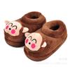 Casais masculinos e femininos de cano alto all-inclusive com pescoço sapatos quentes chinelos de algodão dos desenhos animados sapatos de animais uma geração de cabelo
