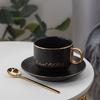 Xícara de Café de Cerâmica XYT Estilo Europeu Pequena Luxuosa Xícara para Chá da Tarde Conjunto de Chá Xícara de Café Leve Luxo