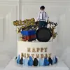 Decoración de pastel de pollo para cena de suerte arma de pollo caja vacía decoración para fiesta de cumpleaños niño pequeño enchufe