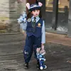 Disfraz de Policía Conejita para Niña Ropa de Primavera Infantil 2026 Nuevo Zootopia Conjunto de Trabajo para Niña Judy