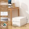 Gabinete de Almacenamiento Tipo Cajón Multicapa Almacenamiento para Espacio Estrecho Debajo de la Mesa Mesa Auxiliar para Cama Móvil para Espacio Estrecho