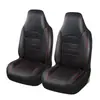 Funda Universal de Cuero PU de Una Pieza para Asientos Delanteros Dobles de Coche para Comercio Exterior, Funda de Cojín de Asiento Popular de Venta Transfronteriza, Adecuada para Todas las Estaciones