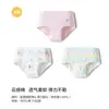 Calzoncillos tipo bóxer de algodón para niñas Balabala Shorts Triangulares para Niños Pequeños y Grandes Ropa Interior de Cuatro Esquinas para Bebés Paquete de Tres de Clase A
