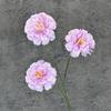 Nueva Flor Artificial de Hibisco de 3 Cabezas Boda Decoración del Hogar Arreglo Flor de Seda Hecha a Mano Adornos de Flores Artificiales Transfronterizos Venta al por Mayor