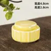 Tarro de té cerámico pequeño tamaño mini tarro de almacenamiento de bálsamo en polvo fragante caja de embalaje tarro de té pequeño 10ml logo imprimible