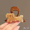 Pinza para el pelo de lunares en la nuca, Pinza de tiburón exquisita de alta gama, Pinza grande dulce para el pelo para niñas, Pinza grande para el pelo grueso, Accesorio para el pelo