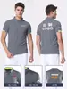 Ropa de Trabajo para Hombre, Camisetas de Manga Corta Personalizadas de Verano Finas de Secado Rápido, Ropa de Trabajo para Talleres de Tiendas 4S de Reparación de Automóviles, Uniformes de Fábrica, Ropa de Trabajo para Exteriores