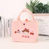 Bolsa de Tela para Bebé Luna Llena, Banquete de los 100 Días, Regalo de Primer Cumpleaños, Bolsa de Fieltro, Souvenir Popular, Bolsa de Tela de Dibujos Animados