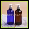 Botella de champú marrón de 500 ml, botella de gel de ducha, botella de desinfectante de manos, botella de champú de plástico para mascotas, botella de loción de 500 ml