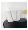 Bolso de mano de estilo occidental para mujer, bandolera de color liso, informal, de gran capacidad, con rombos, a la moda, para invierno de 2023
