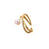 Anillo de Perla de Alta Gama Moda Femenina Distintivo Estilo Coreano ins Tendencia Celebridad de Internet Dedo Índice Diseño de Nicho Anillo de Viento Frío