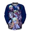 Jaqueta de Beisebol Estilo Coreano da Moda Estampada Amazon Angelsofdeath Primavera e Outono para Mulheres Atacado Estilo Casual