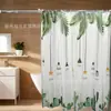 Novo produto do fabricante original: Cortina de banheiro em PEVA, cortina divisória de chuveiro, cortina de porta à prova d'água e resistente a mofo, cortina à prova d'água