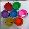 Cubo pequeño plegable para exteriores para niños para lavar pinceles, juguete de pintura artística, cubo para atrapar peces, camarones y conchas