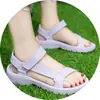 Sandalias calzado de mujer moda hebilla mágica talla 36-41 coreanas estudiantes casuales zapatos planos 8 colores