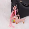 Pingente para Bolsa de Cachorro Dachshund Amarelo Estilo Ins Transfronteiriço, Cordão para Celular, Chaveiro de Carro, Pingente de Cavalo Voador Pequeno, Atacado de Fábrica