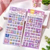 Pegatinas Cuadradas de Cristal con Relieve de Dibujos Animados Lindos 3D para Niños, Fundas de Teléfono, Pegatinas de Decoración DIY al por Mayor