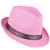 Sombrero Fedora Liso Primavera Verano Otoño Hombres Mujeres Sombrero para Exteriores Sombrero Jazz Estilo Coreano Venta al por Mayor Fedora para Adultos