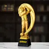 Trofeo de Fútbol Competencia Escolar Premio Bota de Oro Delantero MVP Premio Balón de Oro Resina Creativo Conmemorativo Cristal de Agua Directo