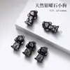 Obsidiana Plateada Natural Estrella de Arco Accesorios Hechos a Mano Semiacabados Piezas para Joyería DIY Piezas Talladas Venta Directa de Fábrica