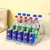 Estante para bebidas, expositor acrílico para caja registradora, estante pequeño de niveles para exhibición de cigarrillos y medicamentos para tienda de conveniencia