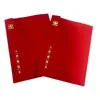 Fabricante de Tarjetas de Felicitación Tarjeta de Agradecimiento Personalizada para el Cliente Tarjeta de Papel Bronceado con Bendiciones Estilo Chino Invitación Festiva Impresión de Sobres