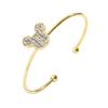 Pulseira pingente de amor Mickey Minnie de animação de desenho animado europeu e americano transfronteiriço, joias de liga fresca pequena Panjia por atacado