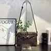 Bolso de Mano de Piel de Vaca Tejida de Lujo con Textura, Bolso de Mano Tejido de Moda Transfronteriza, Bolso de Hombro Cruzado de Gran Capacidad