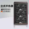 Balançador de relógio vertical doméstico para dois relógios, enrolador de relógio mecânico, balançador de relógio automático, porta lateral com luz ambiente
