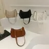 Bolso de Hombro Sencillo de Color Sólido con Textura para Mujer, Nuevo Bolso Versátil de Axila Primavera y Otoño 2026, Bolso para Mujer Estilo Coreano