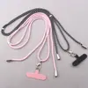 Cordón para Teléfono Móvil para Llevar Cruzado, Abanico Plegable, Correa de Poliéster Ajustable para Teléfono, Cordón de Abanico de Madera, Correa Retráctil Cruzada, Multicolor