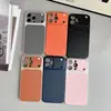 Funda minimalista de gran ventana con textura de cuero adecuada para iPhone 17 Pro Max, Apple 16 funda protectora anticaída transfronteriza 15
