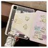 Notas Adhesivas Lindas Rilakkuma Adecuado para Funda Protectora de Tableta Apple Ipad11 Mini Soporte Giratorio Aire Caricatura Pro
