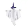 Nuevo producto transfronterizo de Halloween: pequeño fantasma con capucha y manos, decoración espeluznante para el jardín, fantasma colgante con cara fantasmal, perfecto para una fiesta de fantasmas
