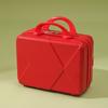 Maleta Bolso Retro Estuche Pequeño de Equipaje Estuche de Maquillaje para Mujer 14 pulgadas Pequeño Ligero 16 pulgadas Mini Bolsa de Almacenamiento Estuche de Viaje