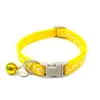 Anel de Pescoço Branco Rachado para Cachorro 1cm Pingente de Gato Acessórios Coleira de Tração para Animal de Estimação com Sino Suprimentos para Animais Pequenos