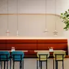 Araña de comedor moderna minimalista nórdica, araña pequeña de una sola cabeza creativa y única del diseñador para barra de bar o mesita de noche de dormitorio
