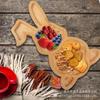 Prato de Jantar em Formato de Coelho, Decoração de Ação de Graças, Lanches de Frutas, Prato de Sobremesa, Prato de Queijos Deli, Prato para Bolo e Aperitivos