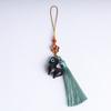 Sándalo Rojo/Ébano/Sándalo Talla DIY Tang Ma Ma al Éxito Teléfono Móvil Pincho Simple Bolso Colgante Pequeño Colgante