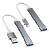 Expansor Tipo-C Hub USB Cuatro en Uno Dock de Expansión Divisor Uno a Cuatro Estación de Acoplamiento para Teléfono Móvil