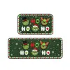 Tapetes de Cozinha para Halloween Transfronteiriços, Tapetes de Chão de Veludo Cristal Absorventes de Água Antiderrapantes Domésticos, Tapetes de Feriado Mais Vendidos da Amazon