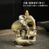 Quemador de Incienso de Flujo Inverso Transfronterizo para Hogar Interior Incienso Creativo Zen Sándalo Madera de Agarwood Sala de Ceremonia del Té Cerámica Adornos Simples