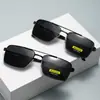 Gafas de Sol Polarizadas de Alta Definición para Hombre, Espejo Retrovisor Especial para Conducir Anti-UV, Visera de Sol con Marco Pequeño, Gafas de Sol para Pesca con Protección Solar