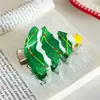 Pinza para el pelo navideña con forma de muñeco de nieve, árbol de Navidad, pinza para el pelo con forma de tiburón y anciano, pinza para el pelo con cola de caballo, accesorios para el pelo, tocados