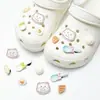 Buraco sapatos acessórios de alta qualidade ervilhas sapatos sapatos flor decorativo fivela diy acessórios jóias chinelos fivela removível sapato fivela