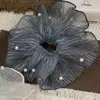 Goma para el pelo estilo coreano con pedrería de estrella Accesorio versátil para el cabello con pedrería para la parte posterior de la cabeza, Lazo para el pelo de alta gama para mujer